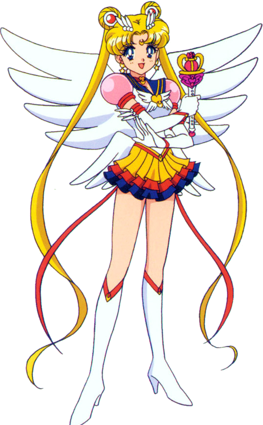 Eternal Sailor Moon - Sailor Moon Stars Sailor Moon (538x869), Png Download