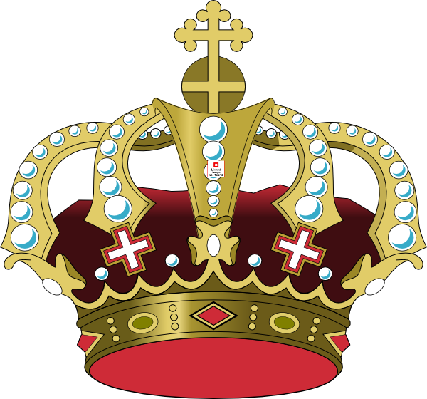 Crown Vector - Download Kings Crown (600x560), Png Download