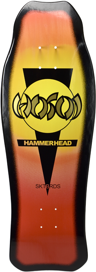 Hosoi Sunburst Yellow Orange Bottom Web Bdhi002sb - Hosoi Hammerhead (1000x1000), Png Download