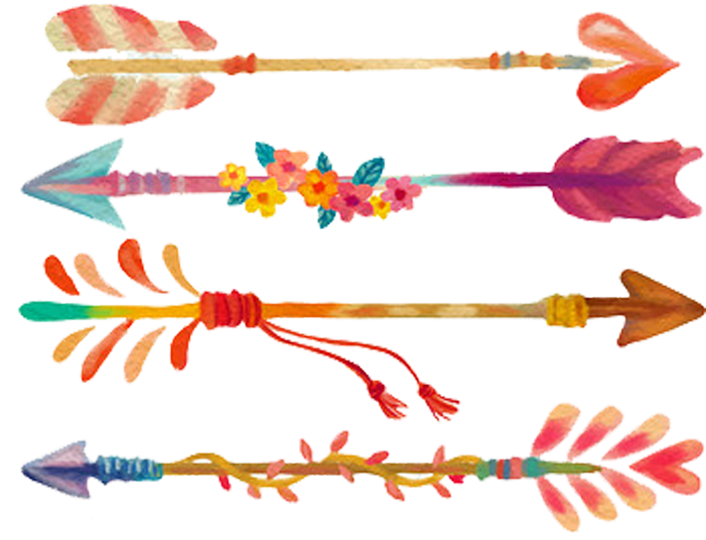 Image Stock Painting Arrow Transprent Png Free Download - Watercolor Arrow Clipart Transparent (1538x1146), Png Download