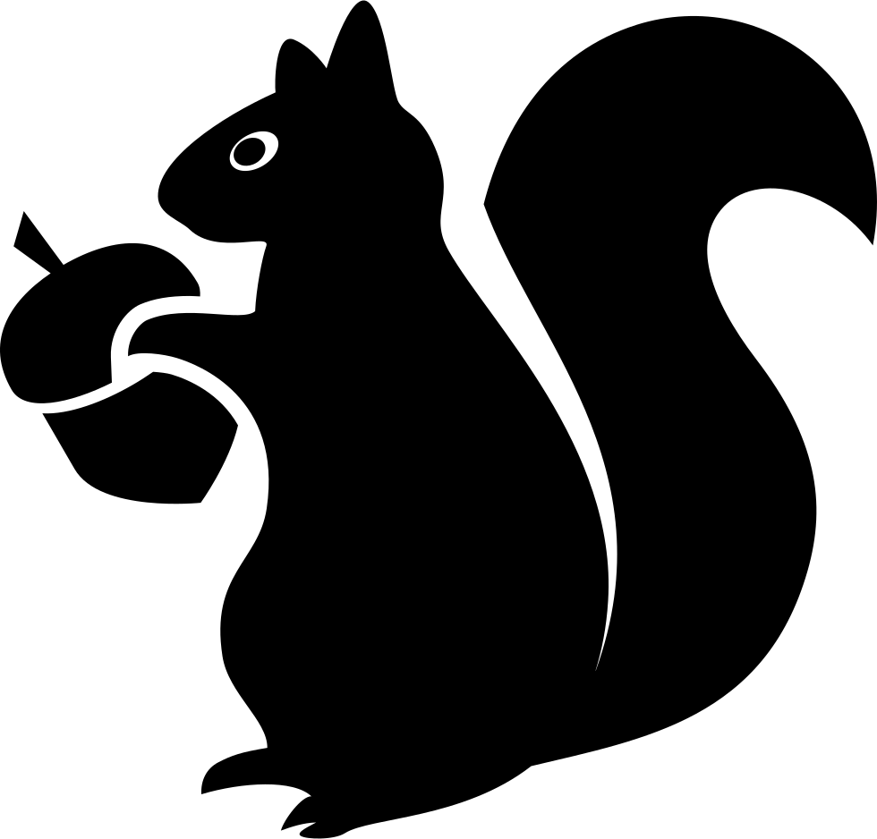 Png File - Squirrel Svg (980x938), Png Download