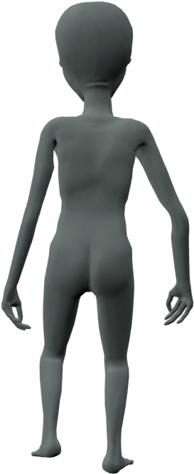 Grey Alien Png - Standing (1280x720), Png Download