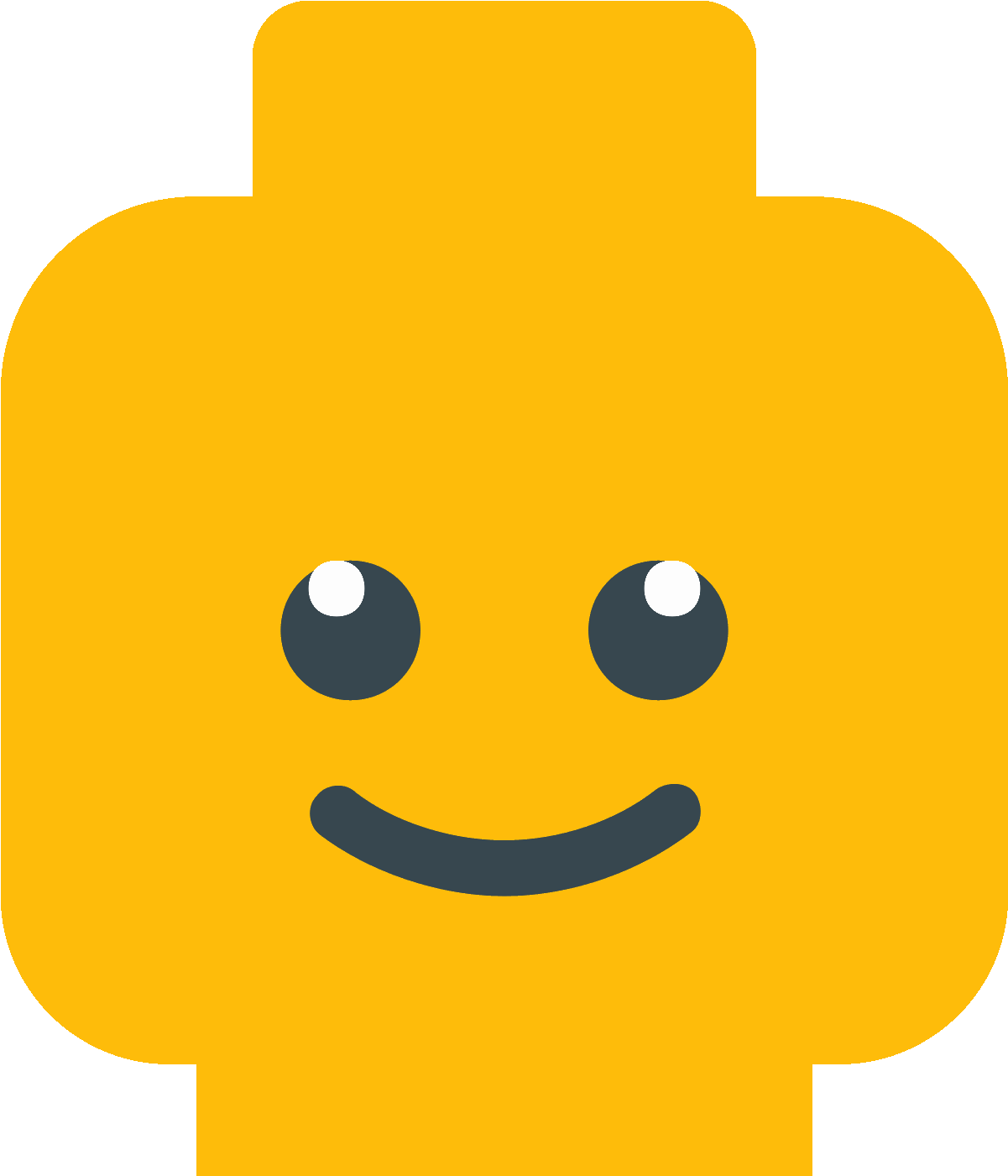 Lego Head Icon - Cabeça Lego Png (1600x1600), Png Download