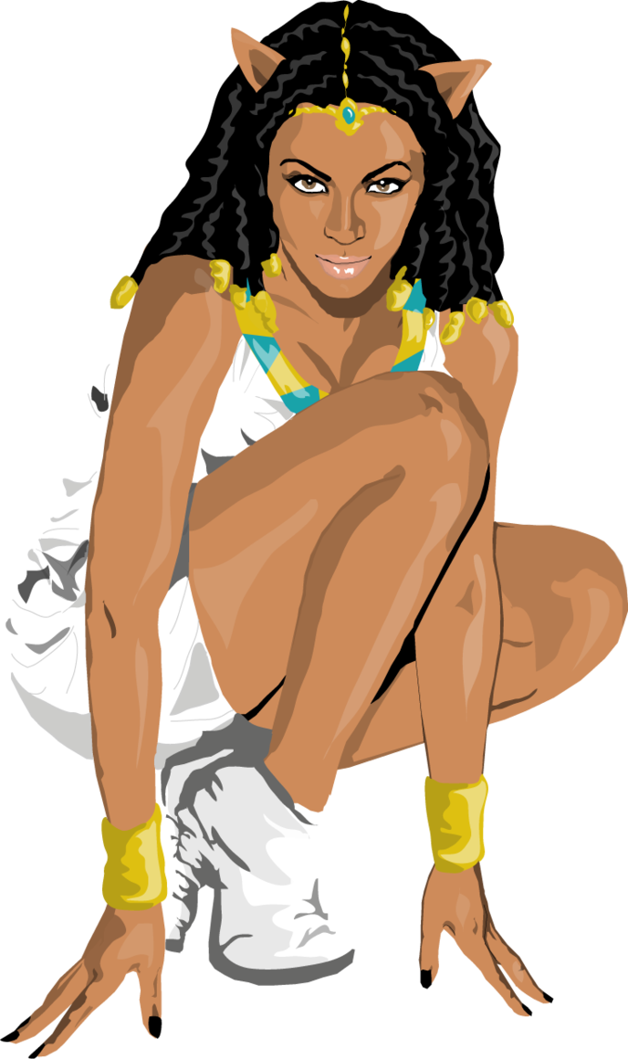 Beyonce As Bastet By Camerdesigner On Deviantart - Beyonce Sekhmet (688x1160), Png Download