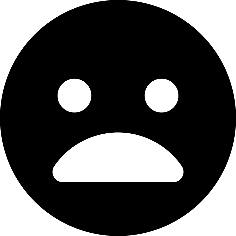 Sad Face - - Mood Icon Png (980x980), Png Download