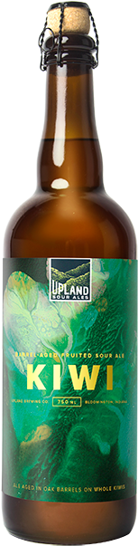 Upland Kiwi 750ml - Kiwi Beer (211x625), Png Download
