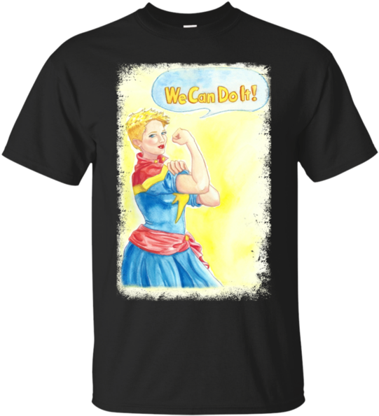 Marvel - Watercolor Ms Marvel Bomber T Shirt (600x600), Png Download