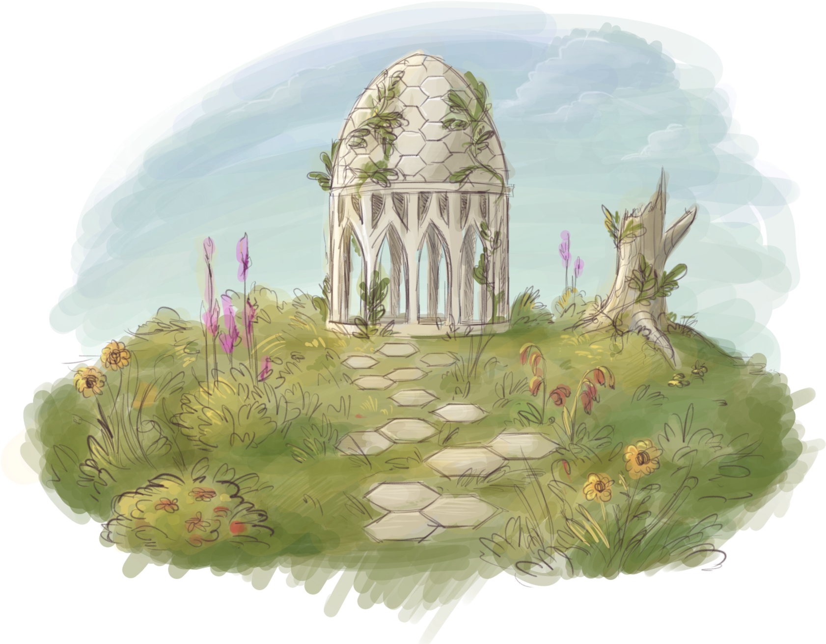 Inner Temple - Bee Temple (1794x1399), Png Download