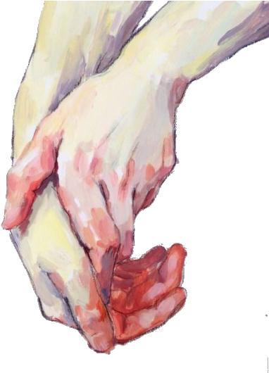 Elly Smallwood Hands (480x529), Png Download