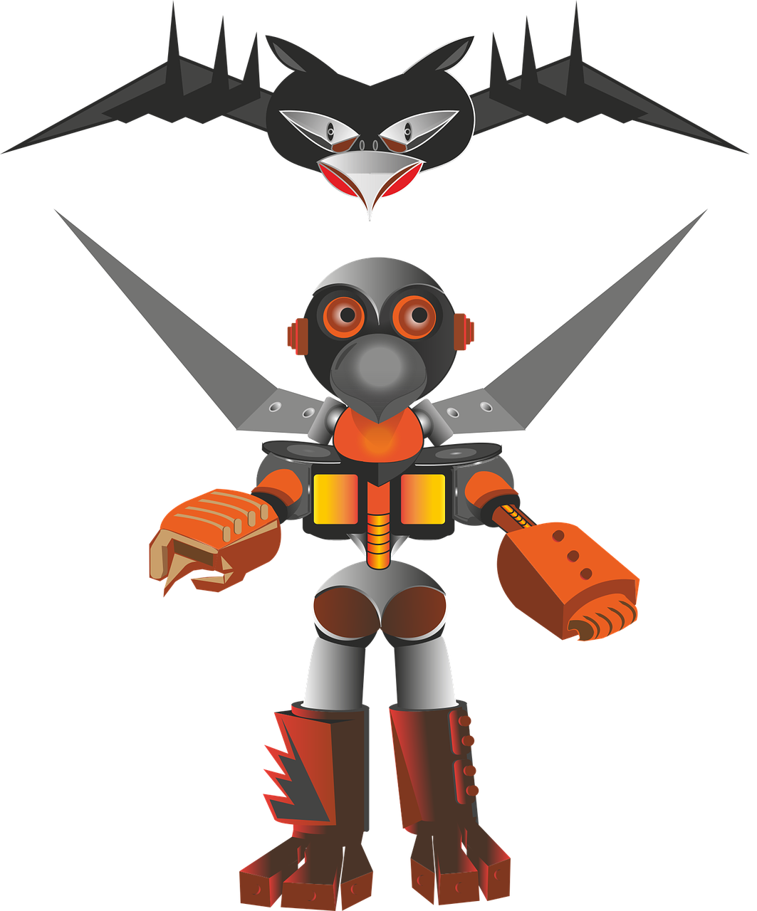 Crow Design Ave - Black (1063x1280), Png Download