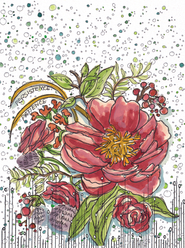 Detail Color Dot Bkgr Purple Ball Floral Combo - Color (600x806), Png Download