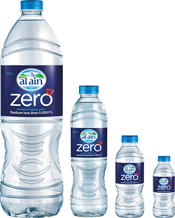 Al Ain Zero Is Available In A Range Of Convenient Sizes - Al Ain Zero Water (359x447), Png Download
