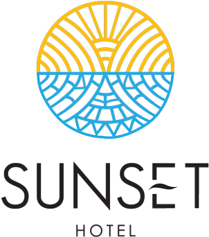 Hotel Sunset Styra - Drawing Of A Fan (565x354), Png Download