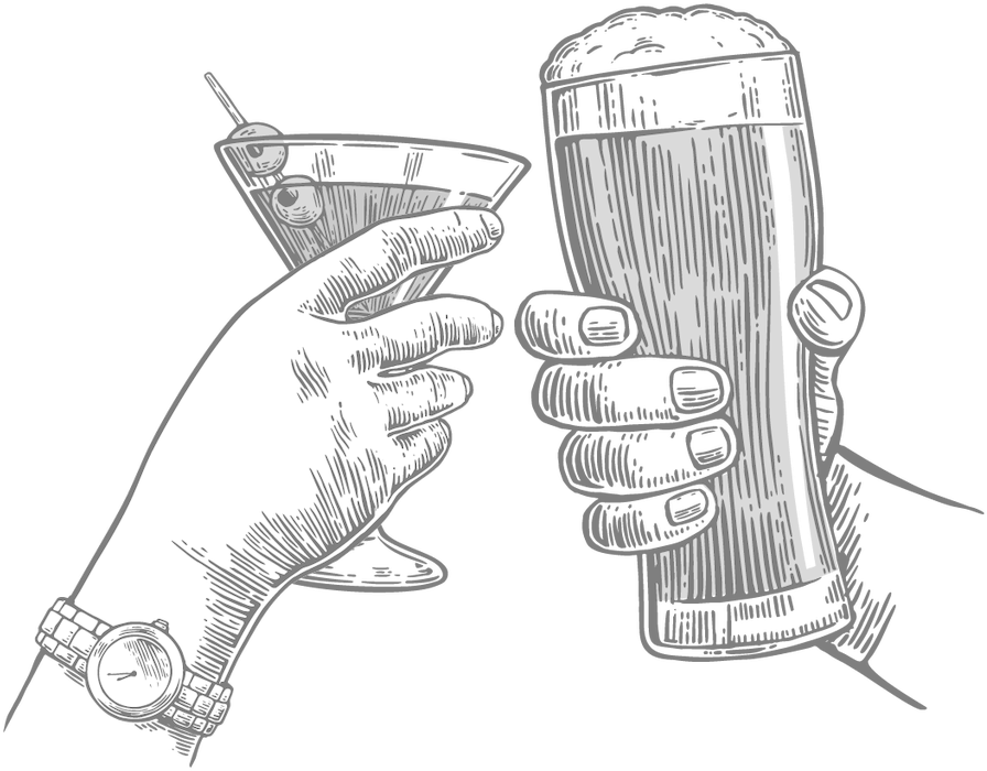 Cocktail Drawing At Getdrawings Com Free For - Cocktail Drawing Png (1043x800), Png Download