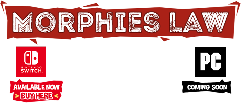 Nintendo Switch Launch Trailer - Morphies Law Logo (826x357), Png Download