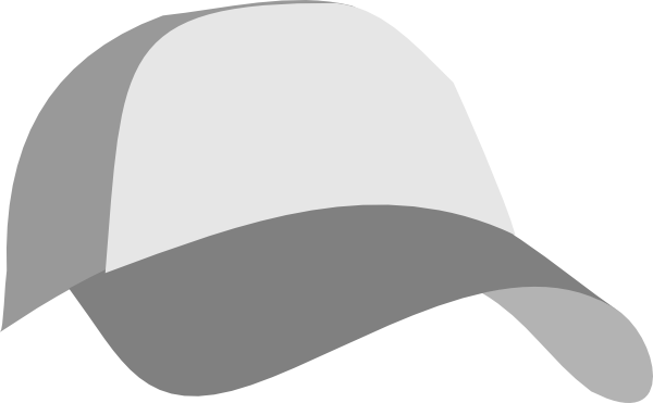 Image Freeuse Download Baseball Hat Clipart Black And - Cartoon Baseball Hat Png (600x371), Png Download