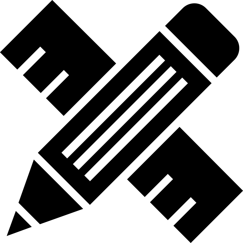 Png File - Ruler And Pen Icon (980x980), Png Download