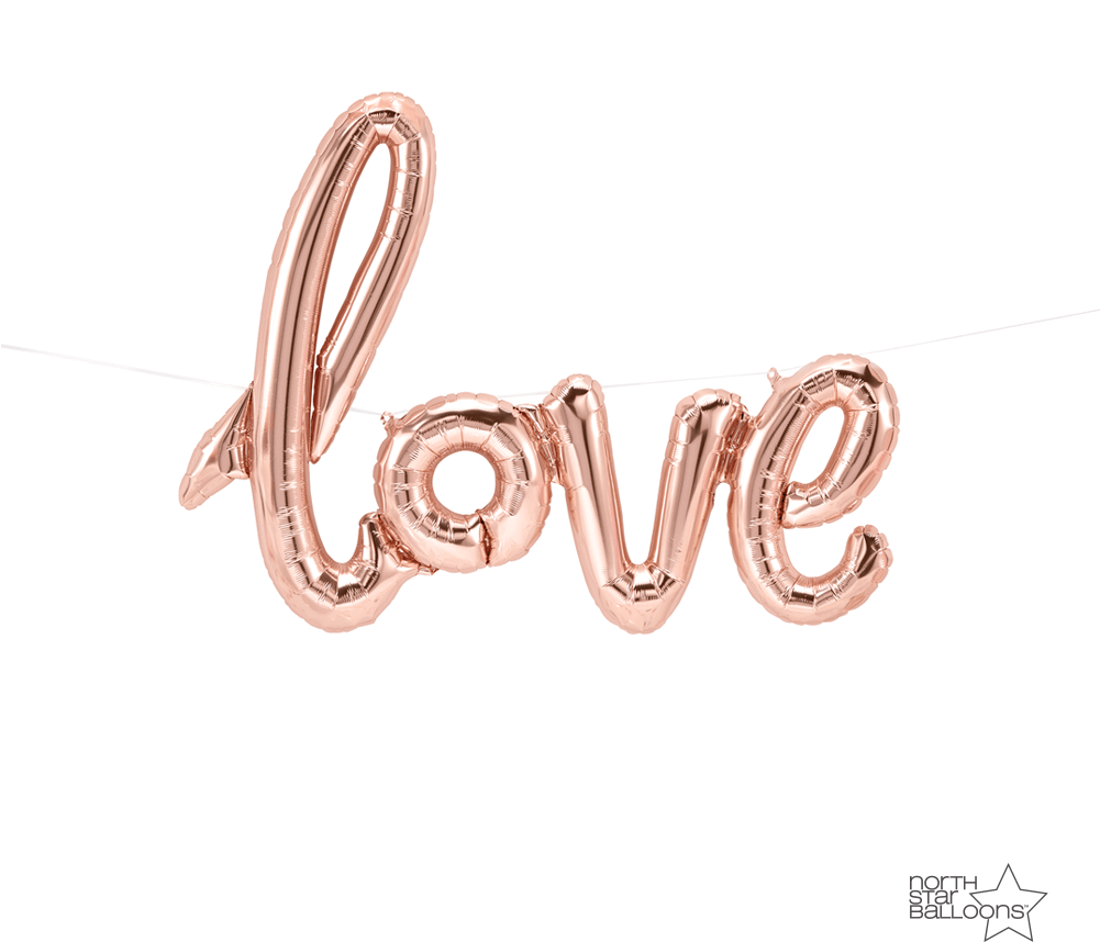 Love Script 40 In (1000x1000), Png Download