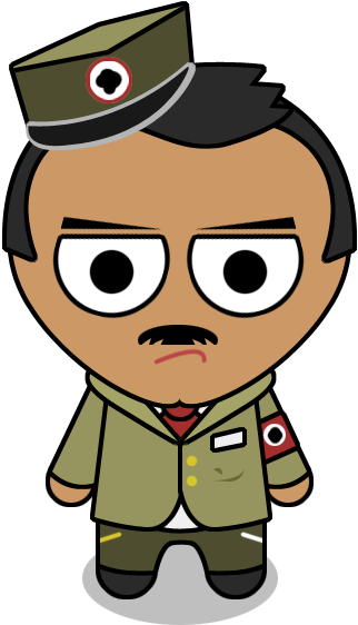 Adolf Hitler Character By Fuerawebadas On Deviantart - Adolf Hitler Png Transparent (354x617), Png Download