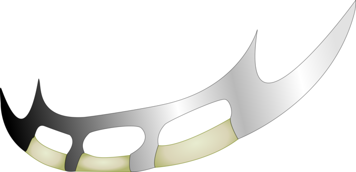 Bat'leth Klingon Language Star Trek Sword - Bat Leth Png (700x340), Png Download