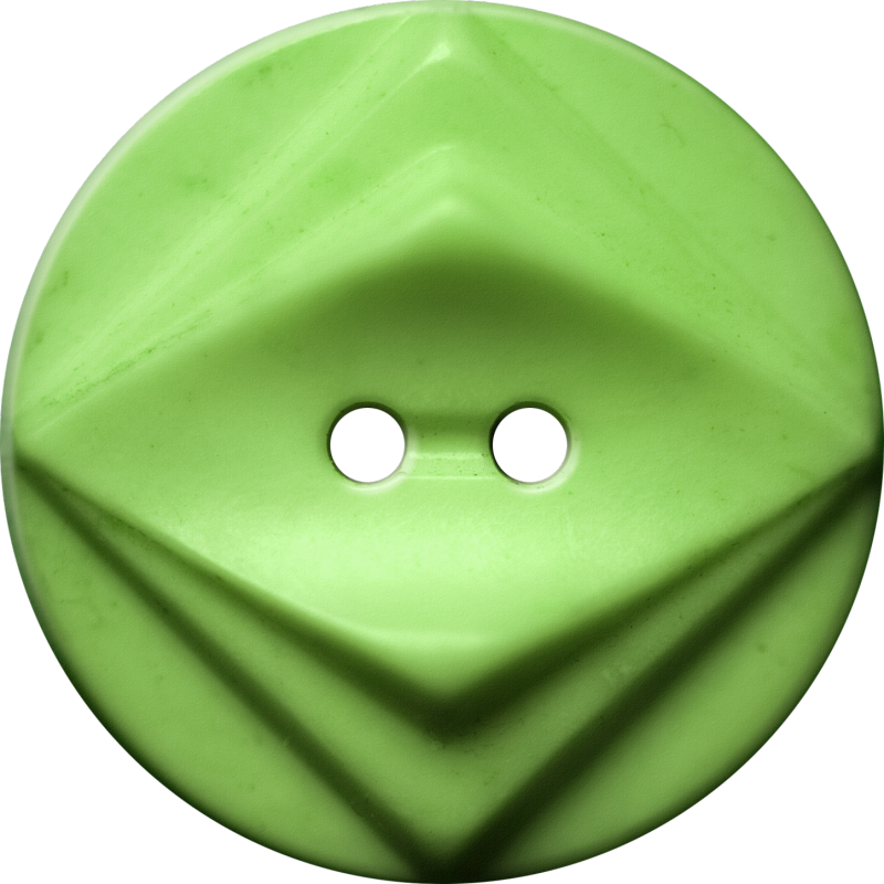 Button With Double Diamond Motif, Light Green - Education (800x800), Png Download