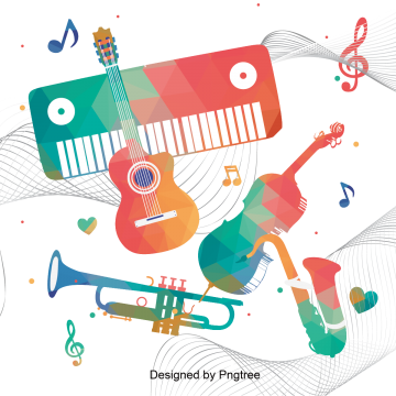 Cartoon Non Mainstream Musical Instrument Music, Non - Music (360x360), Png Download