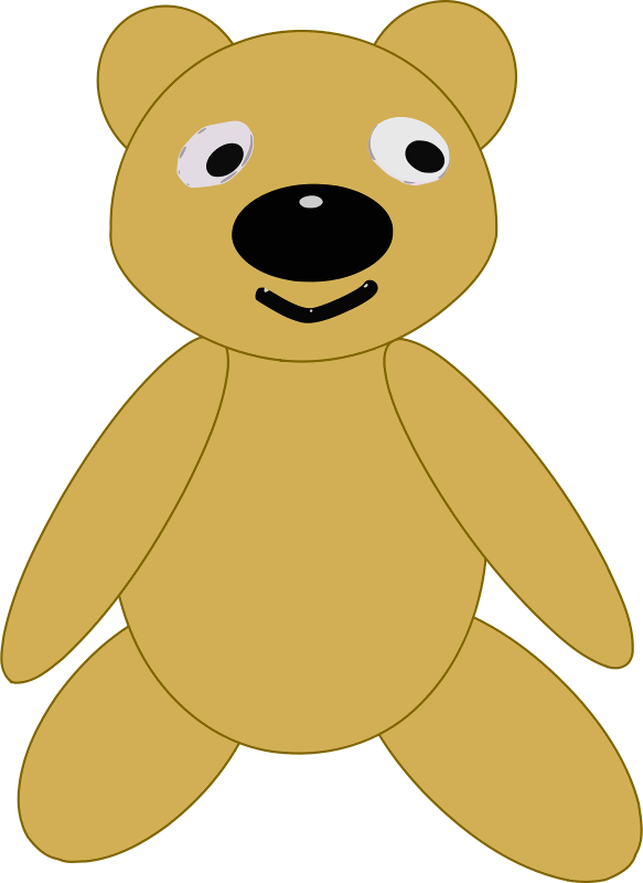 Teddy Bear - Brown Teddy Bear, Shower Curtain (583x800), Png Download