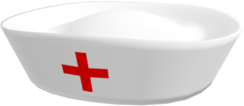 Nurse Hat - Cross (480x480), Png Download