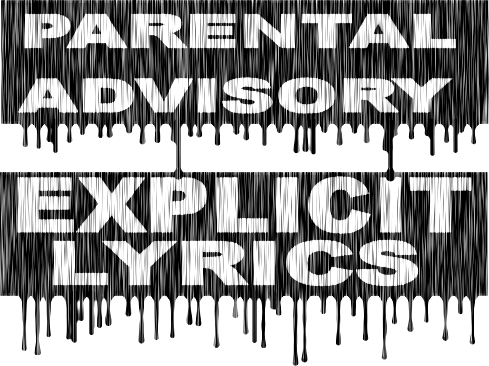 Parental Freetoedit Parentaladvisory Explicitcontent - Parental Advisory Designs Transparent (489x366), Png Download