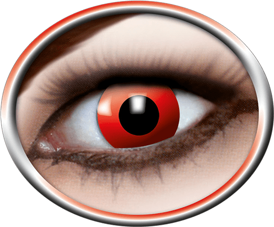 The Red Devil Contact Lens Is Not Available At The - Bach Optic Dunkelrote Kontaktlinsen (600x600), Png Download