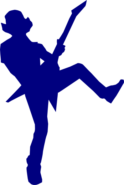 Musician Blue Svg Clip Arts 396 X 591 Px (396x591), Png Download