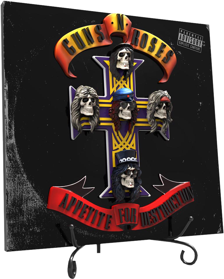 Guns N' Roses - Appetite For Destruction (1052x1080), Png Download