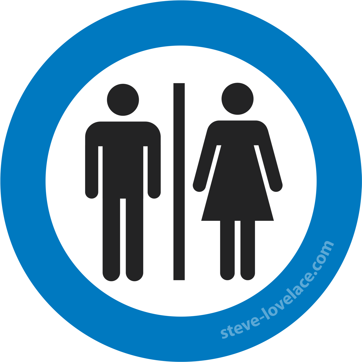 Free Icons Png - Bathroom For Employees Only Sign (1500x1500), Png Download