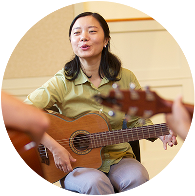 Guitar Classes For Music Together® Parents - Guitar (400x401), Png Download