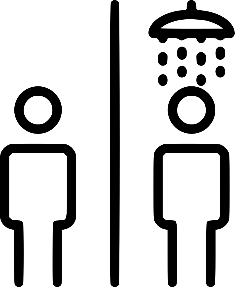 Png File - Shared Bathroom Icon (801x980), Png Download