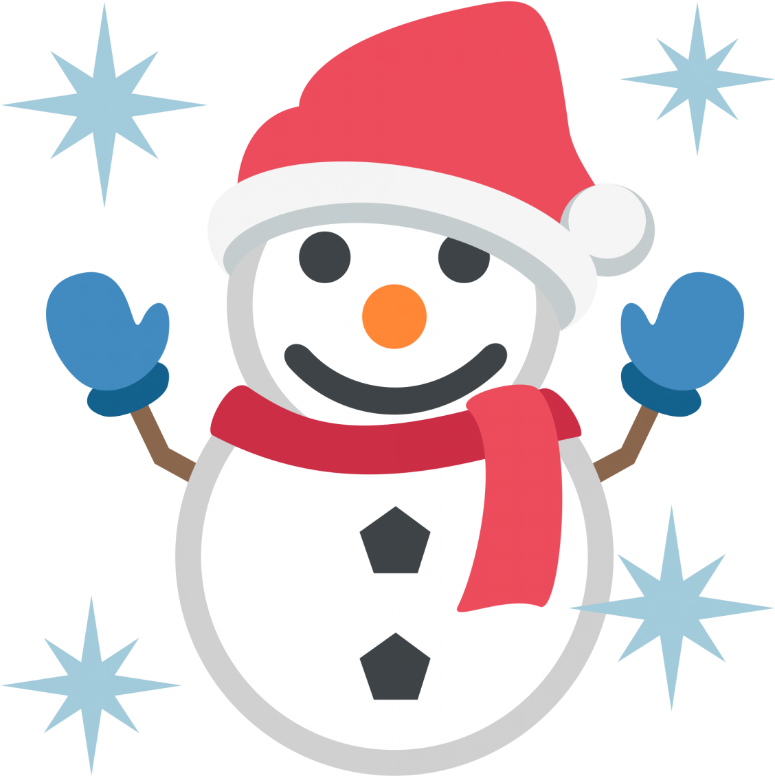 Check Out Some Examples Of The New Emojis Below - Snowman Emoji (1200x1200), Png Download