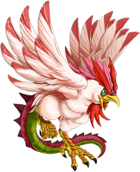 Fire Breathing Cockatrice Transparent - Cockatrice Png (480x640), Png Download