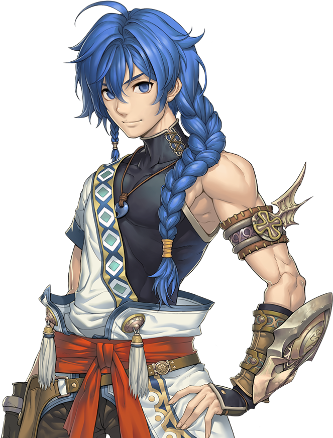 Breath Of Fire 6's Ryu Design Revealed - Breath Of Fire 6 Protagonist (662x900), Png Download
