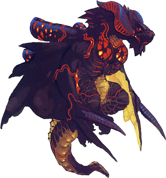 Breath Of Fire Dragon Forms - Breath Of Fire 5 Dragon (553x591), Png Download