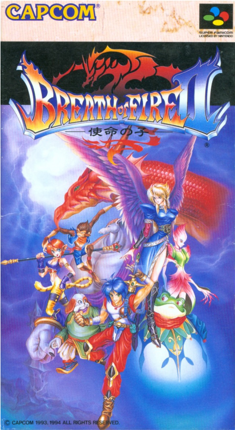 Breath Of Fire 2 Super Famicom (600x848), Png Download