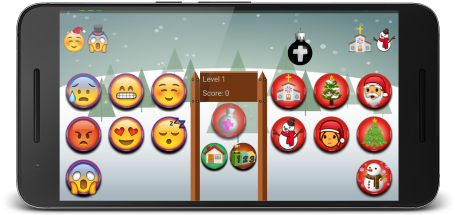 Emoji War Christmas - Smartphone (490x274), Png Download