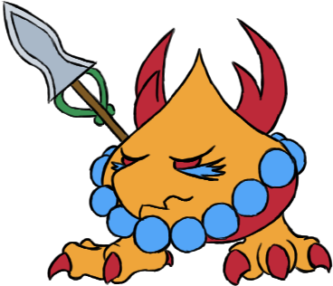 Daigerus Shows Us The Frightening Combination Of Peco - D Lonzo Breath Of Fire 3 (393x339), Png Download