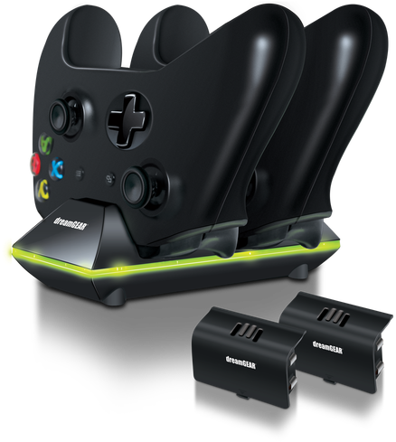 Clipart Resolution 500*500 - Dreamgear Dual Charging Dock - Xbox One (500x500), Png Download