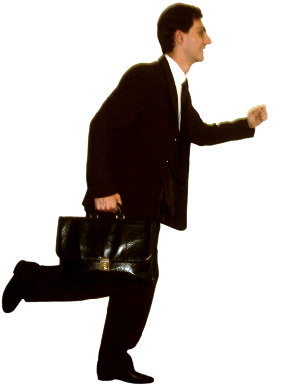 The Value Of Lawyers - Person Running Away Png (600x800), Png Download