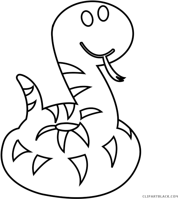 Page Of Clipartblack Com Animal Free Black - Snake Black And White Png (700x700), Png Download