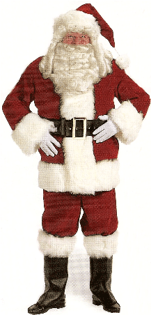 Santa Costume - Adorable Professional Father Christmas Costume (275x500), Png Download