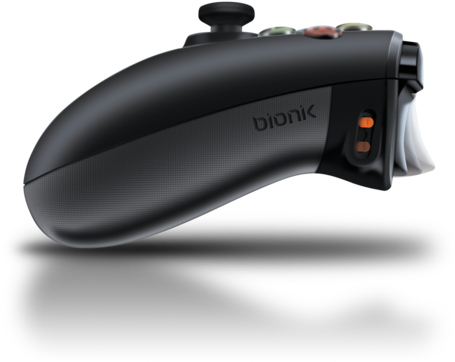 Bionik Quickshot On Xbox One Controller Side View - Bionik Quickshot (480x480), Png Download