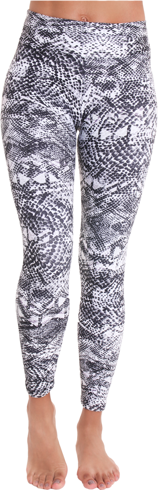 7/8 Legging Black Snake - Leggings (1000x1000), Png Download