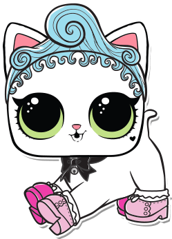 P-009 Royal Kitty Cat - Lol Surprise Royal Kitty Cat (403x550), Png Download