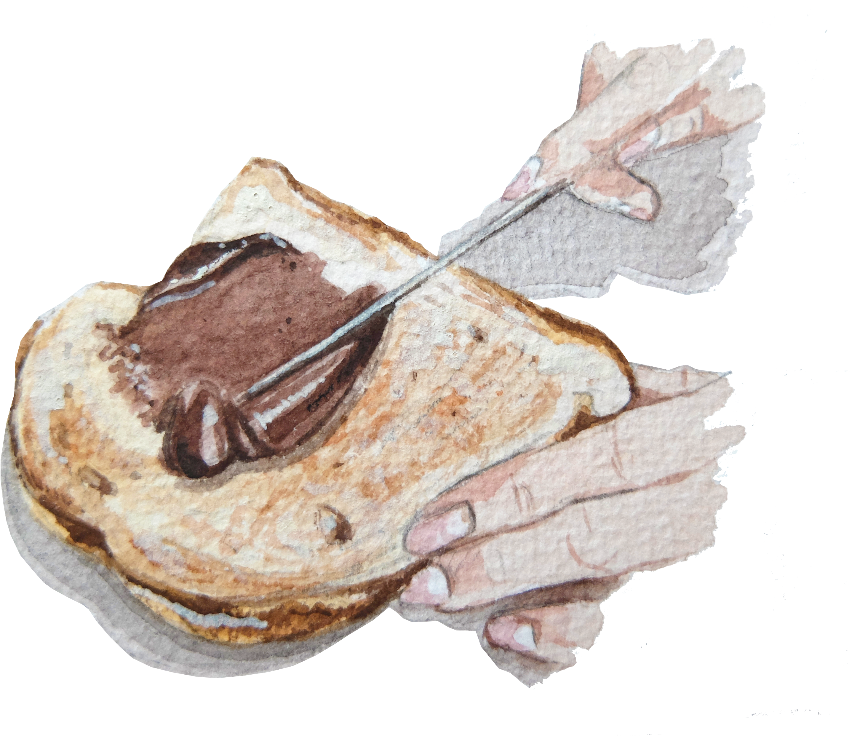 Nutella Png (3124x2567), Png Download